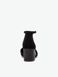 Biadevived Pump Micro Suede Glitter Heel - Black