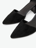 Biadevived Pump Micro Suede Glitter Heel - Black