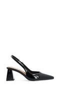 Biamaralyn Slingback Patent - Svart