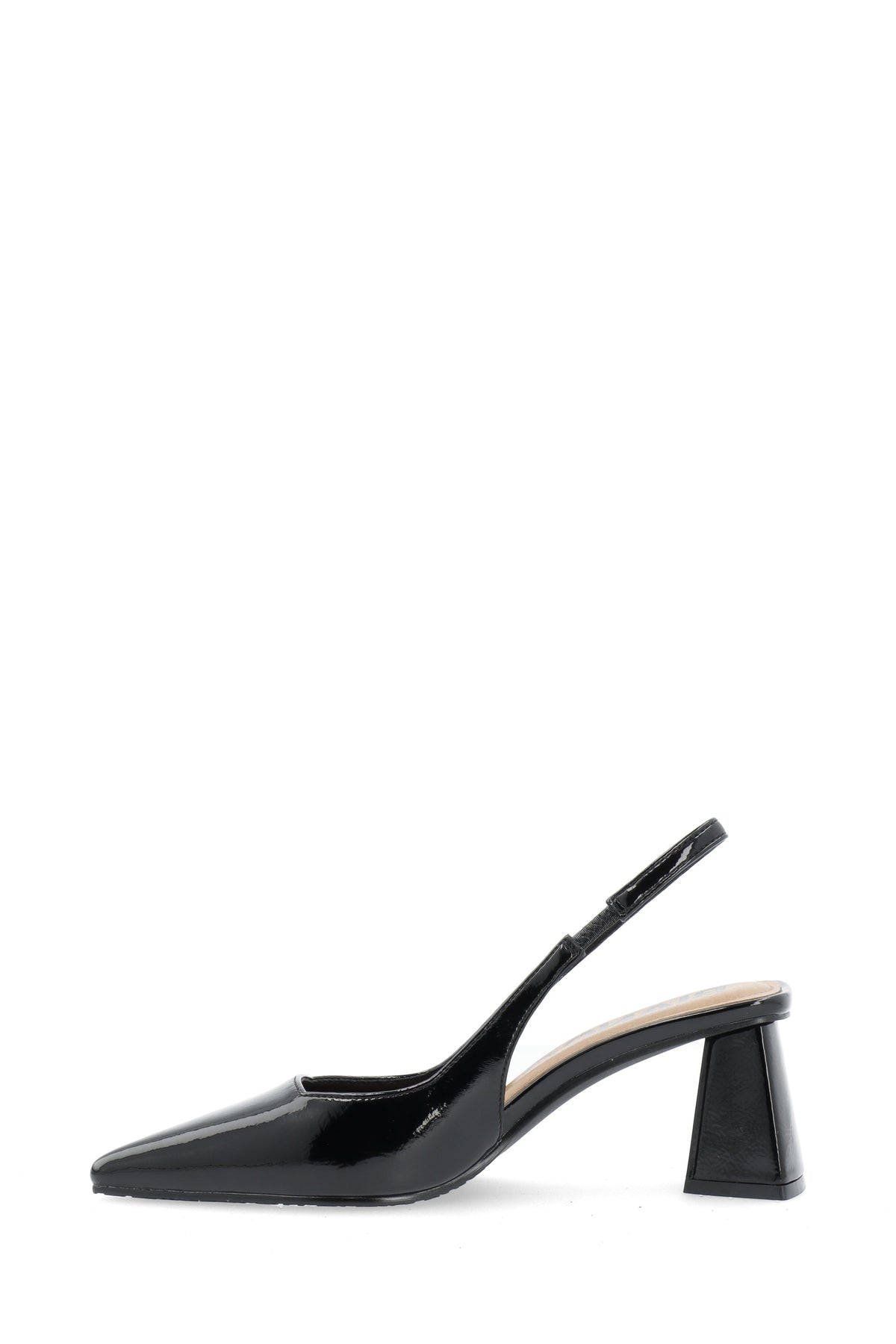 Biamaralyn Slingback Patent - Svart