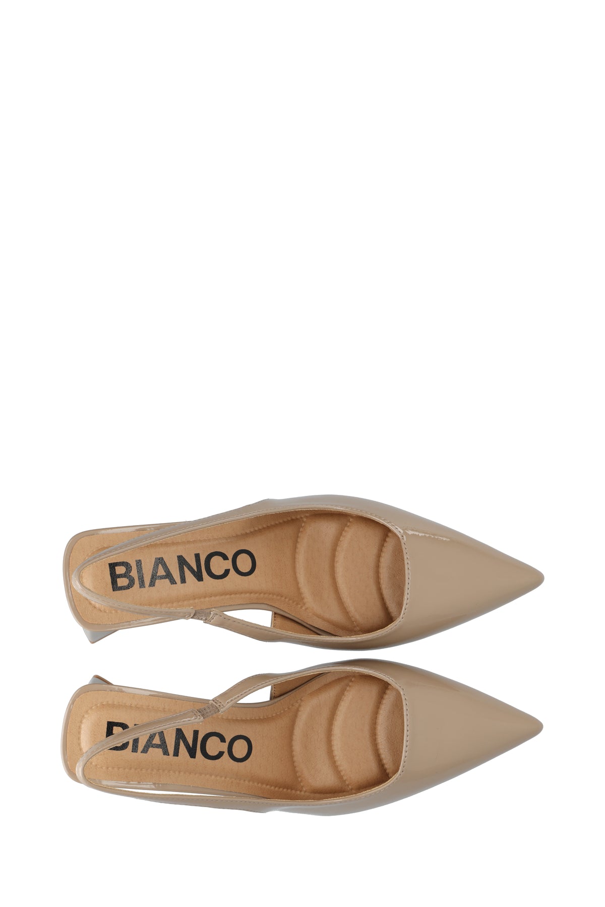 Biamaralyn Slingback Patent - Nougat
