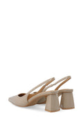 Biamaralyn Slingback Patent - Nougat