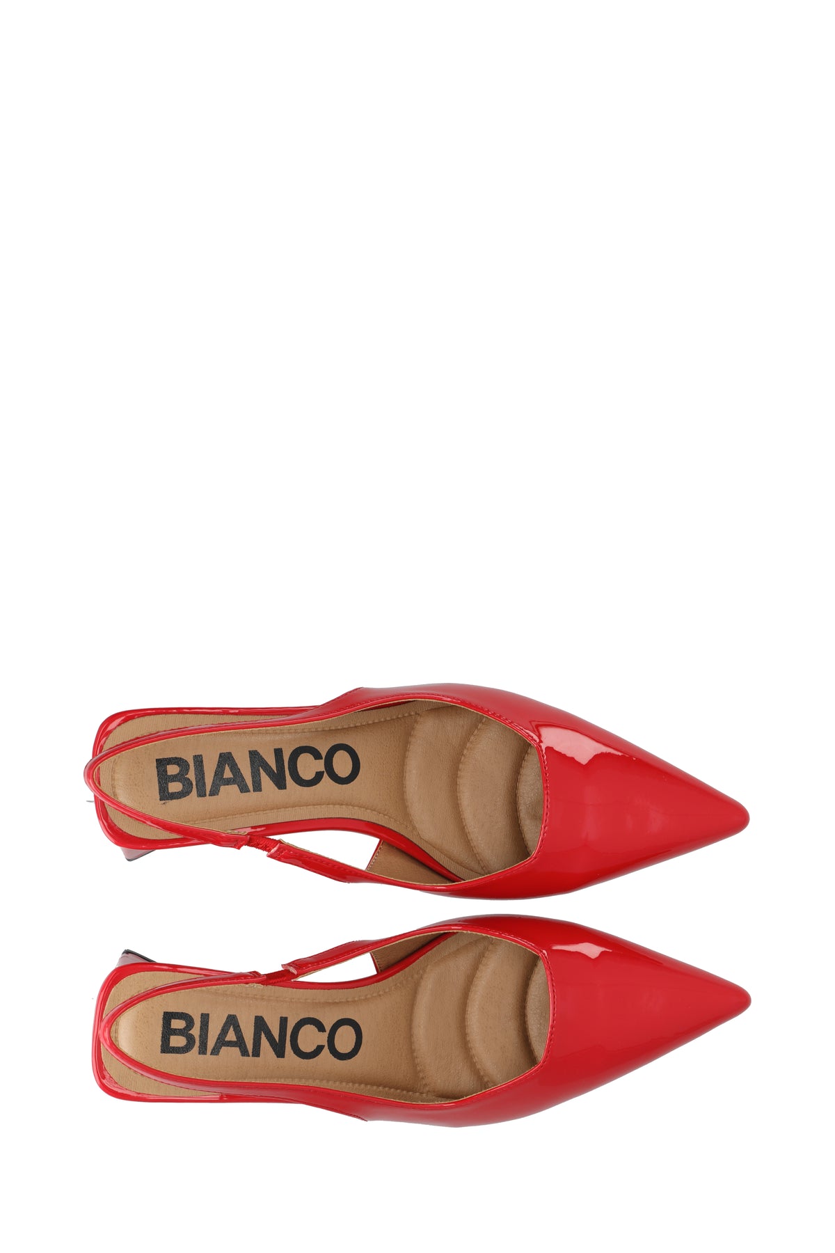 Biamaralyn Slingback Patent - Red