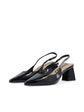 Biamaralyn Slingback Patent - Svart
