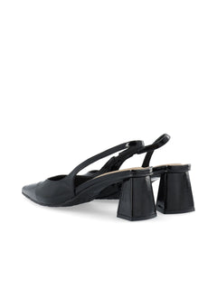 Biamaralyn Slingback Patent - Black