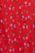 Printed Maxi Dress - Wildeve Cluster + High
Risk Red Comb