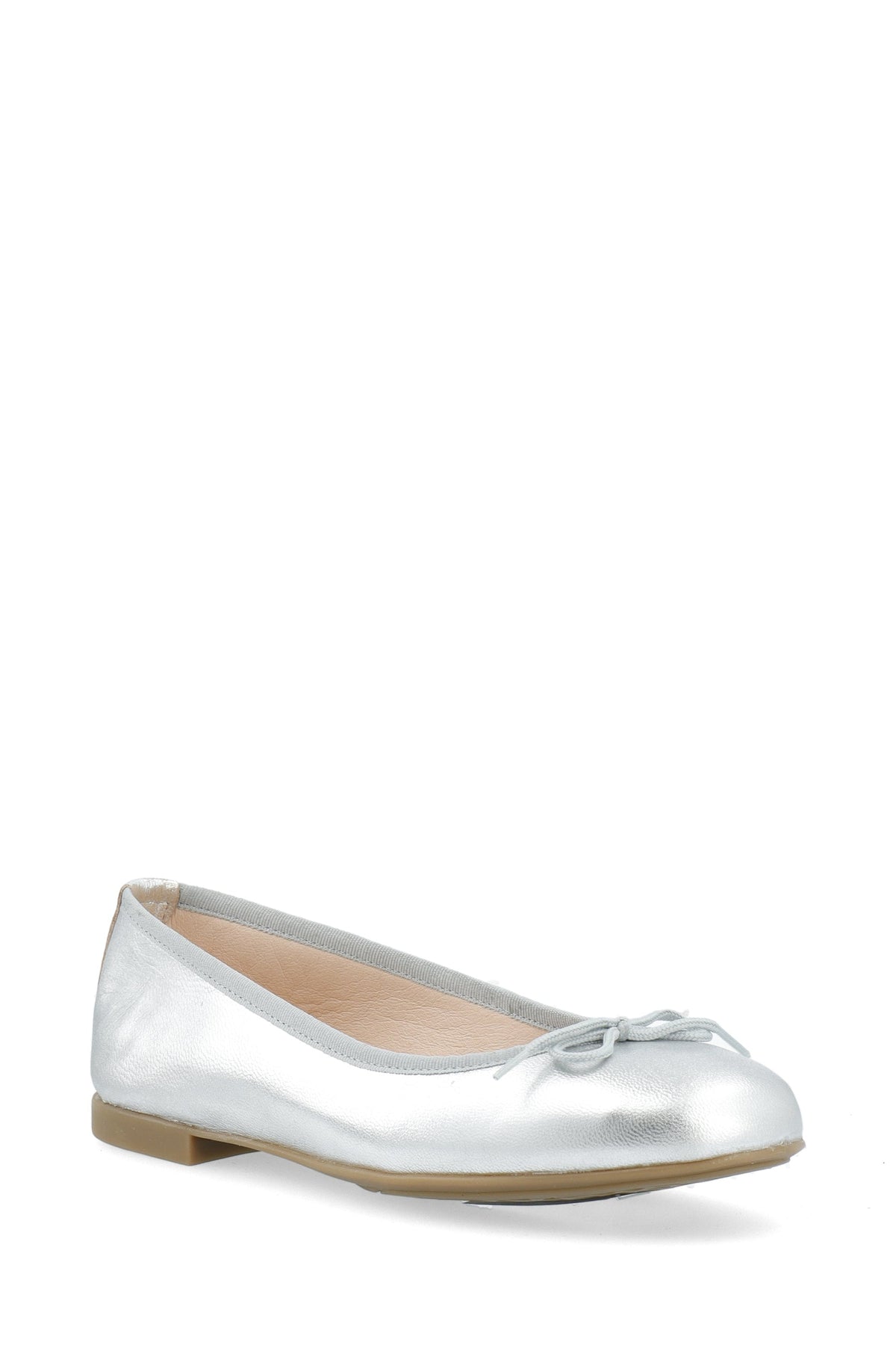 Biamadison Ballerina Metallic Leather - Metallic Silver