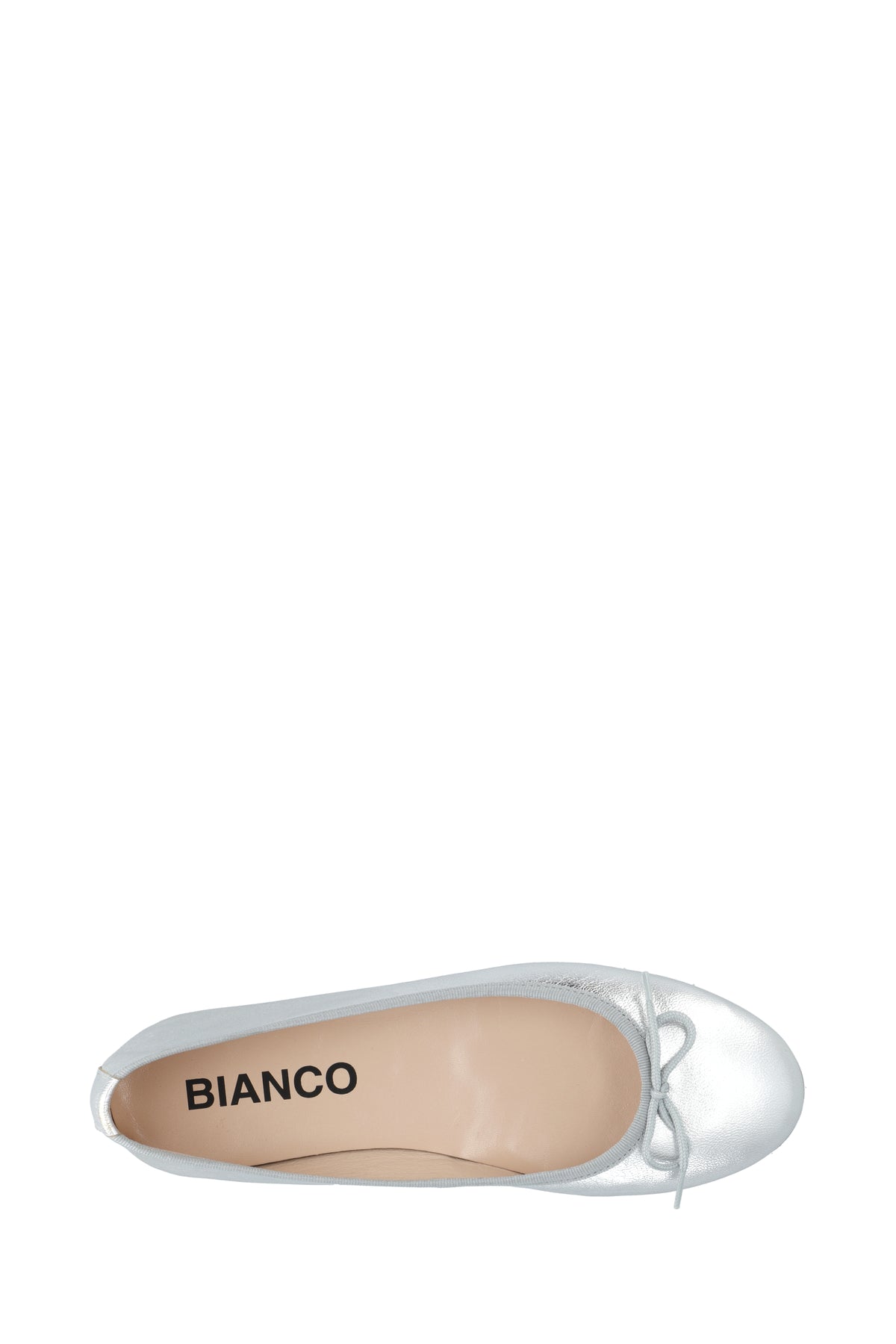 Biamadison Ballerina Metallic Leather - Metallic Silver