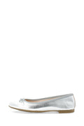 Biamadison Ballerina Metallic Leather - Metallic Silver
