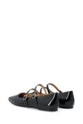 Biarose Karré Double Mary Jane Flat Faux Leather - Svart Lack