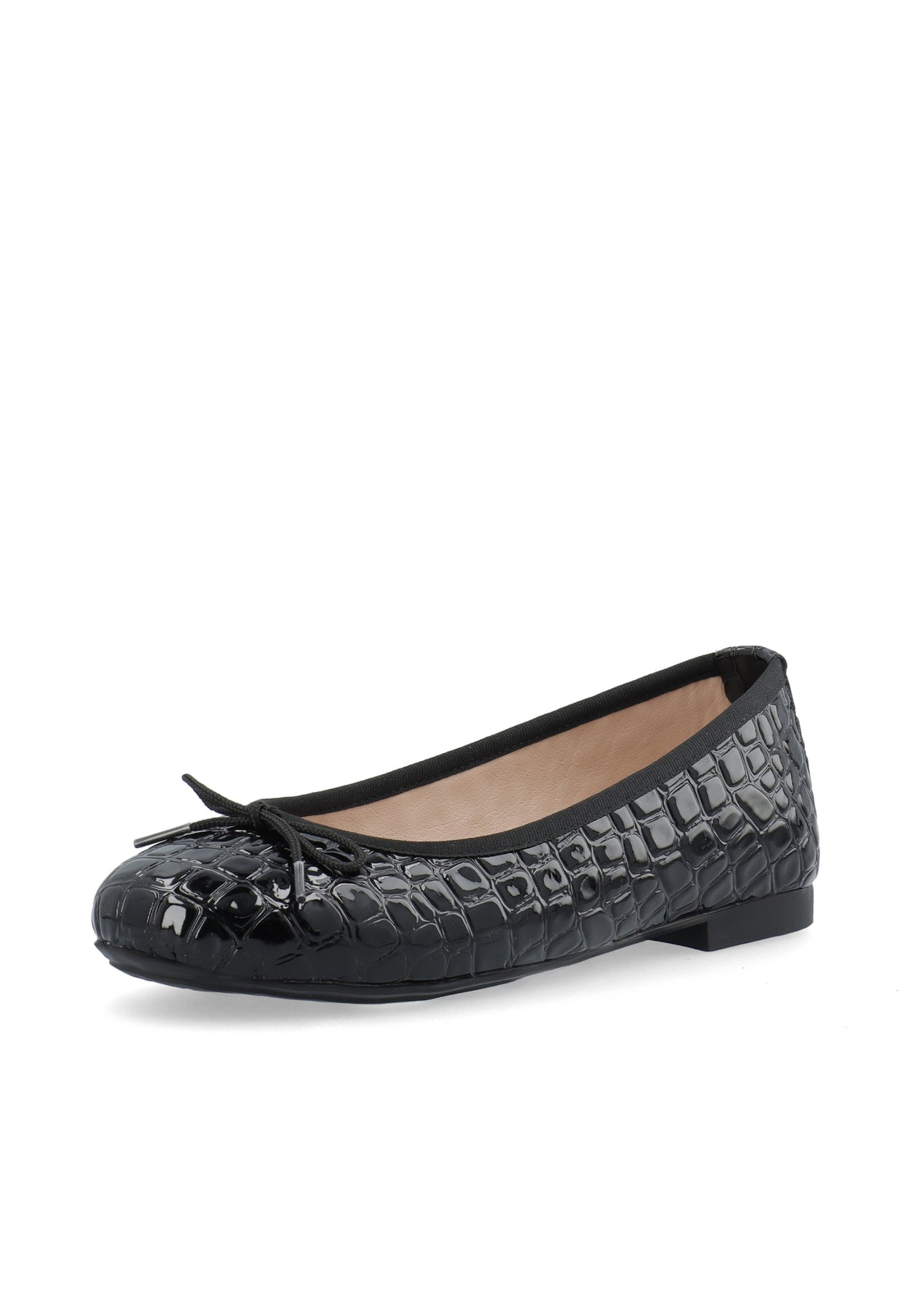 Biamadison Ballerina Croco Patent - Black Croco Patent