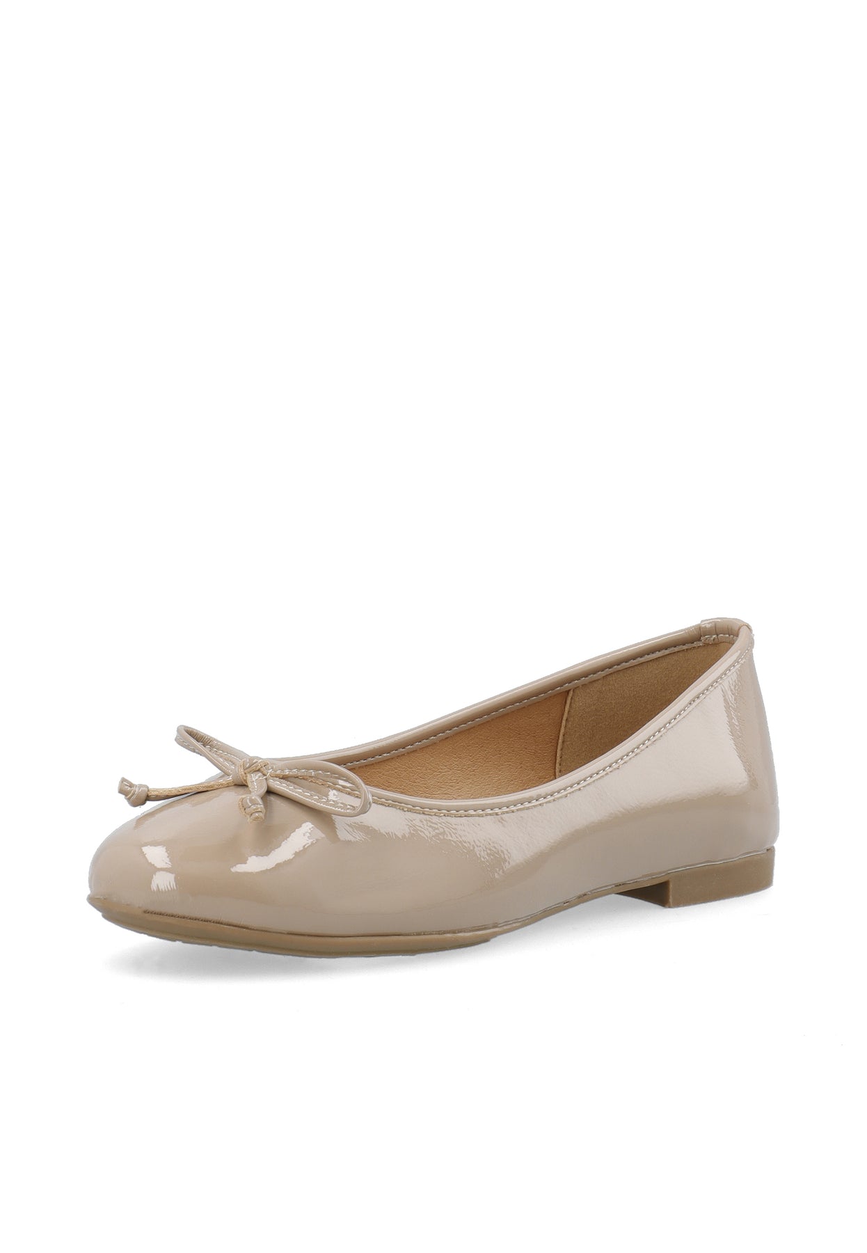 Biaceline Ballerina Faux Leather - Nougat Patent
