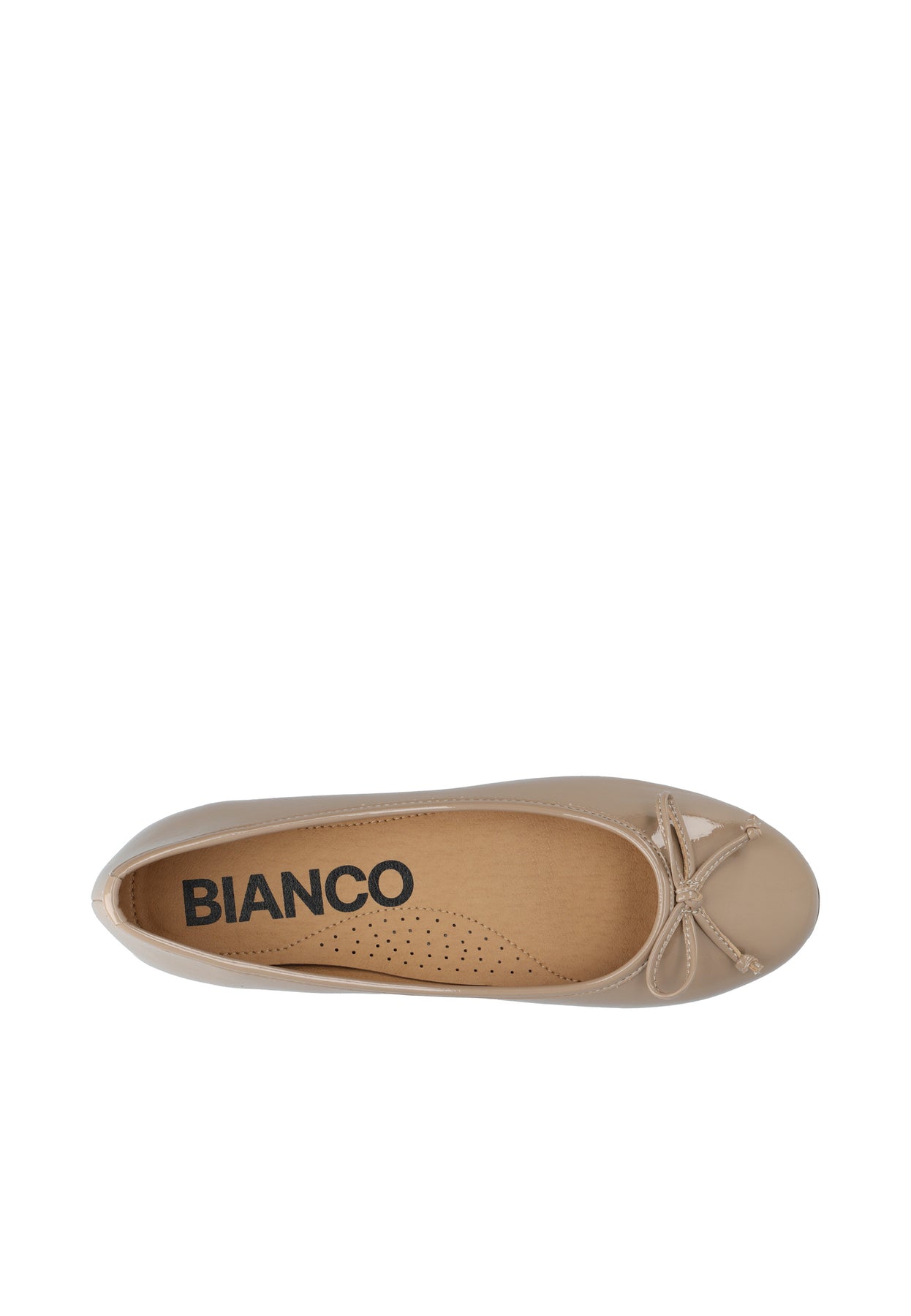 Biaceline Ballerina Faux Leather - Nougat Patent