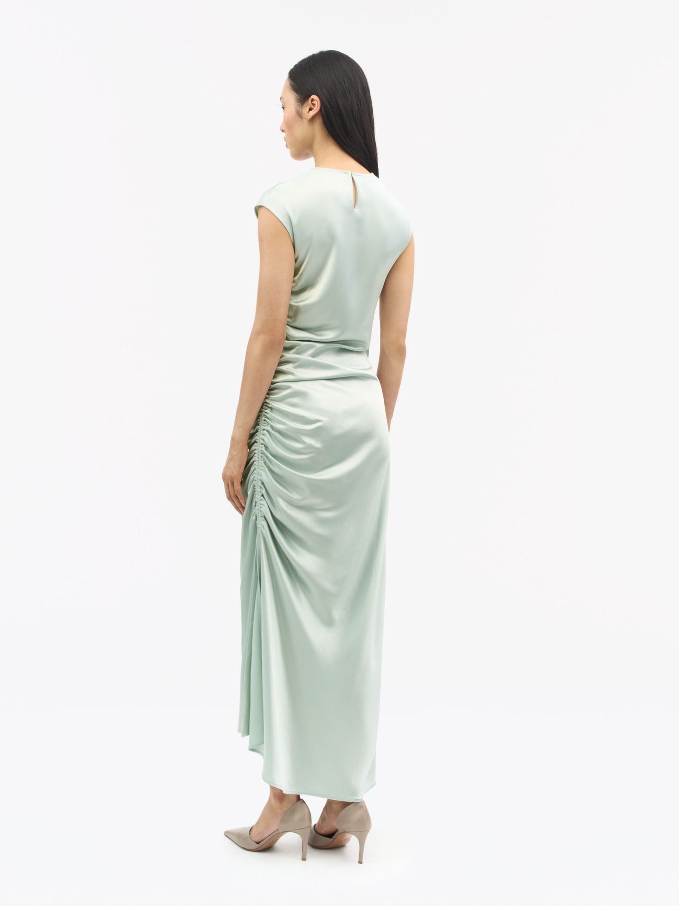 Ivoana klänning - Faded Green