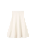 Sian Stickad Midikjol - Soft White