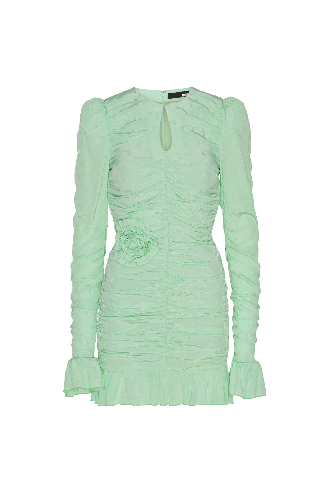 Mini Rose Belt Dress - Fennel Flower / Grayed Jade