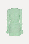 Mini Rose Belt Dress - Fennel Flower / Grayed Jade