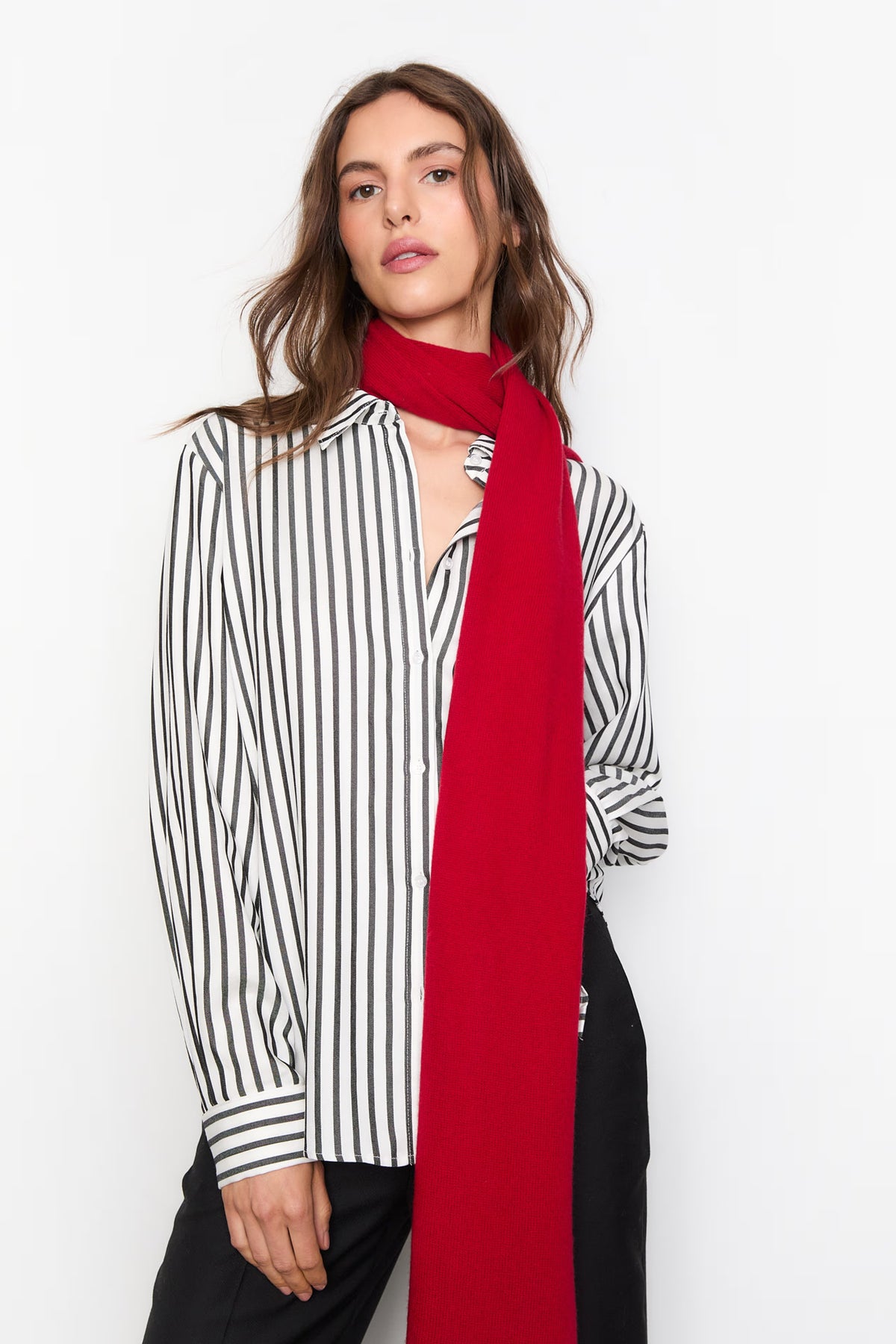 Cilia Shirt - Black Stripe