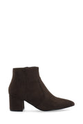 Biadevived Ankelboots Faux Suede - Mörkbrun