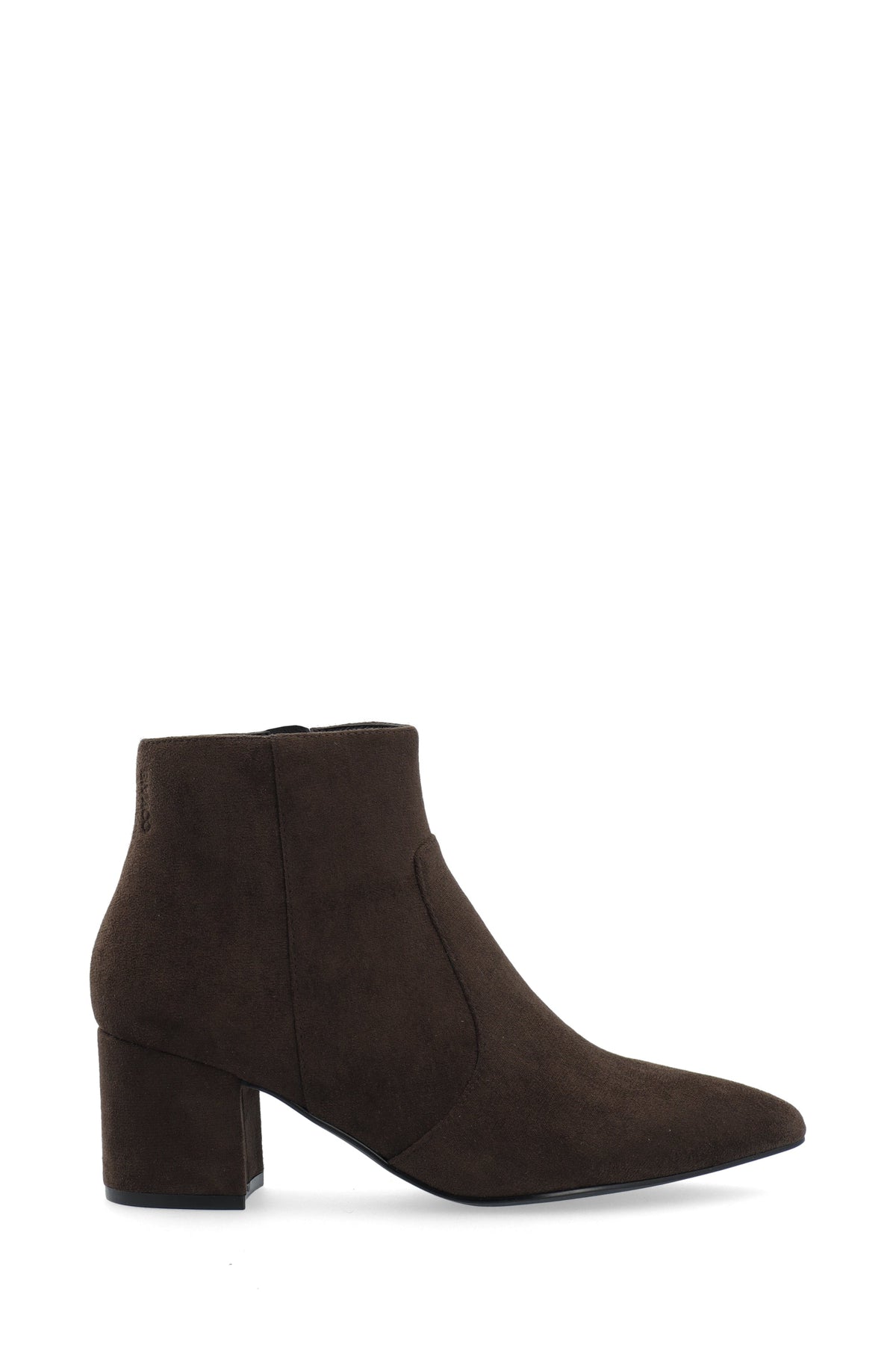 Biadevived Ankelboots Faux Suede - Mörkbrun