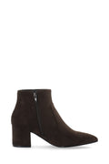Biadevived Ankelboots Faux Suede - Mörkbrun