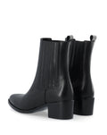 Biacarol Chelsea Boot Smooth Leather - Svart