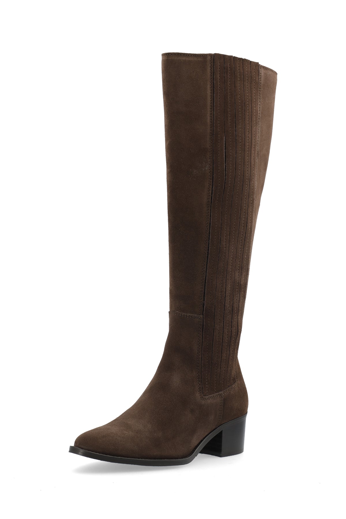 Biacarol Chelsea Knee High Boot Oily Suede - Brun