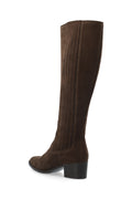 Biacarol Chelsea Knee High Boot Oily Suede - Brun