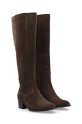 Biacarol Chelsea Knee High Boot Oily Suede - Brun