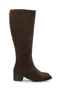 Biacarol Chelsea Knee High Boot Oily Suede - Brun