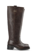 Biamary Knee High Pull On Boots - Brun