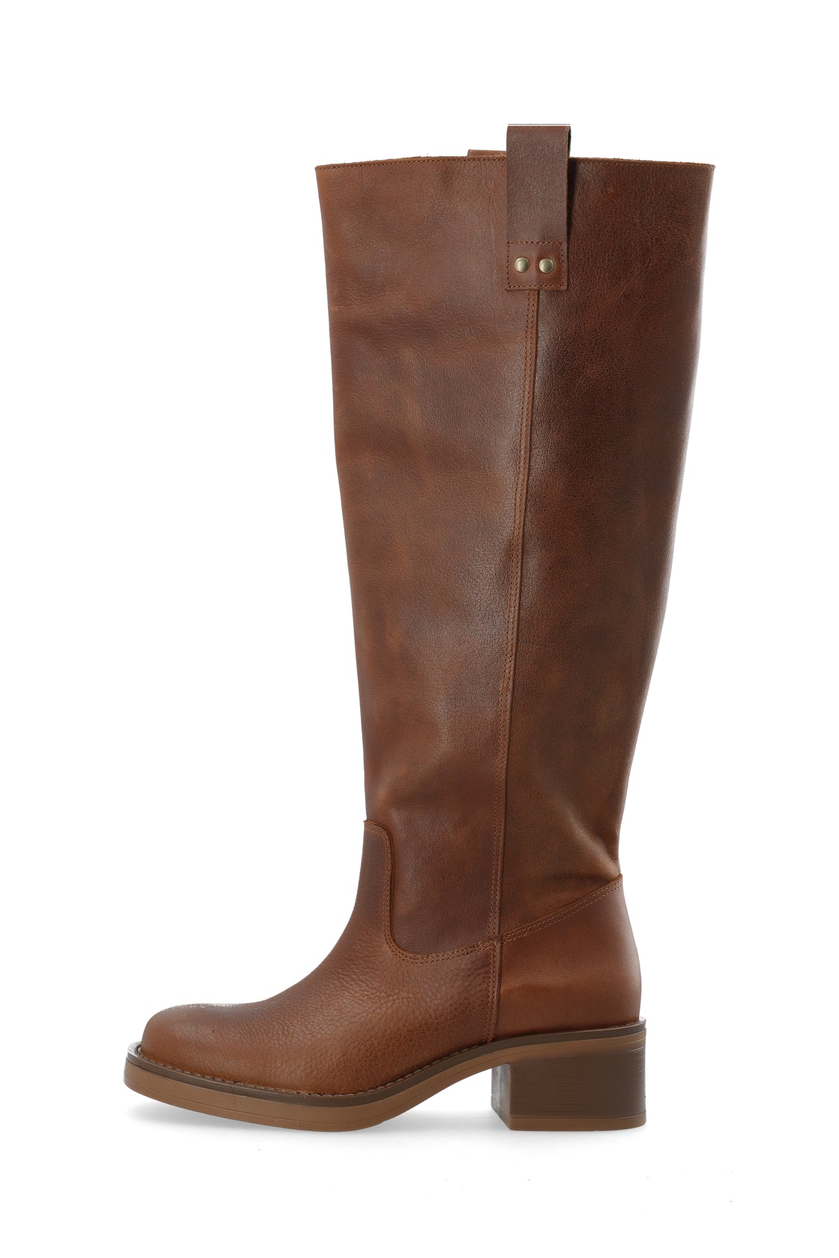 Bianco Biamary Knähöga Boots - Cognac