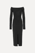 Off Shoulder Dress - Black