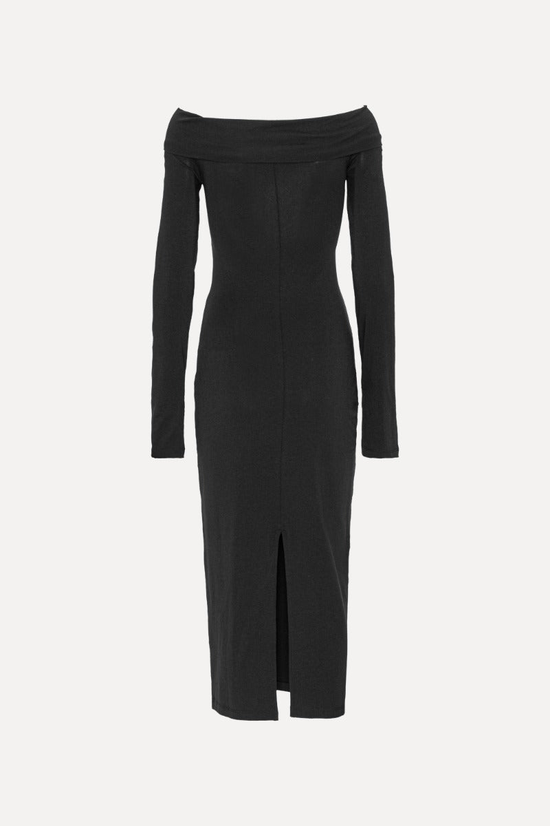 Off Shoulder Dress - Black