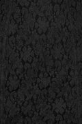 Lace Mini LS Dress - Svart