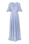 Catalina Maxi Dress - Light Blue Lace