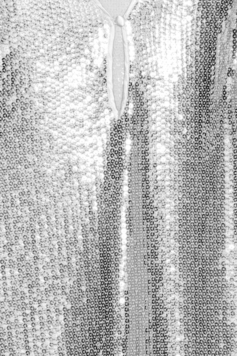 Sequin Midiklänning - Silver