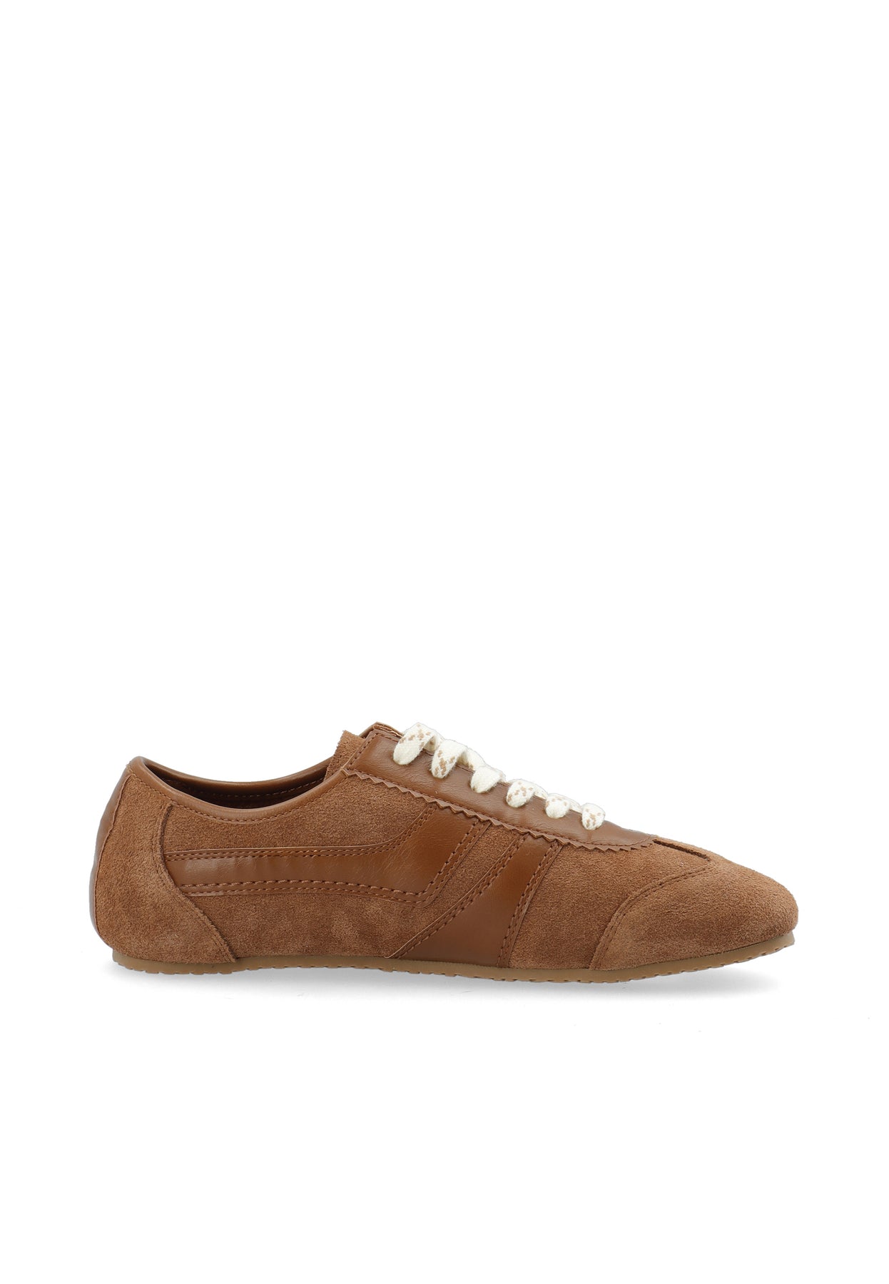Biafrede Sneaker Suede & Faux Leather - Cognac
