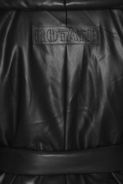 Belted Puffer Jacket - Black