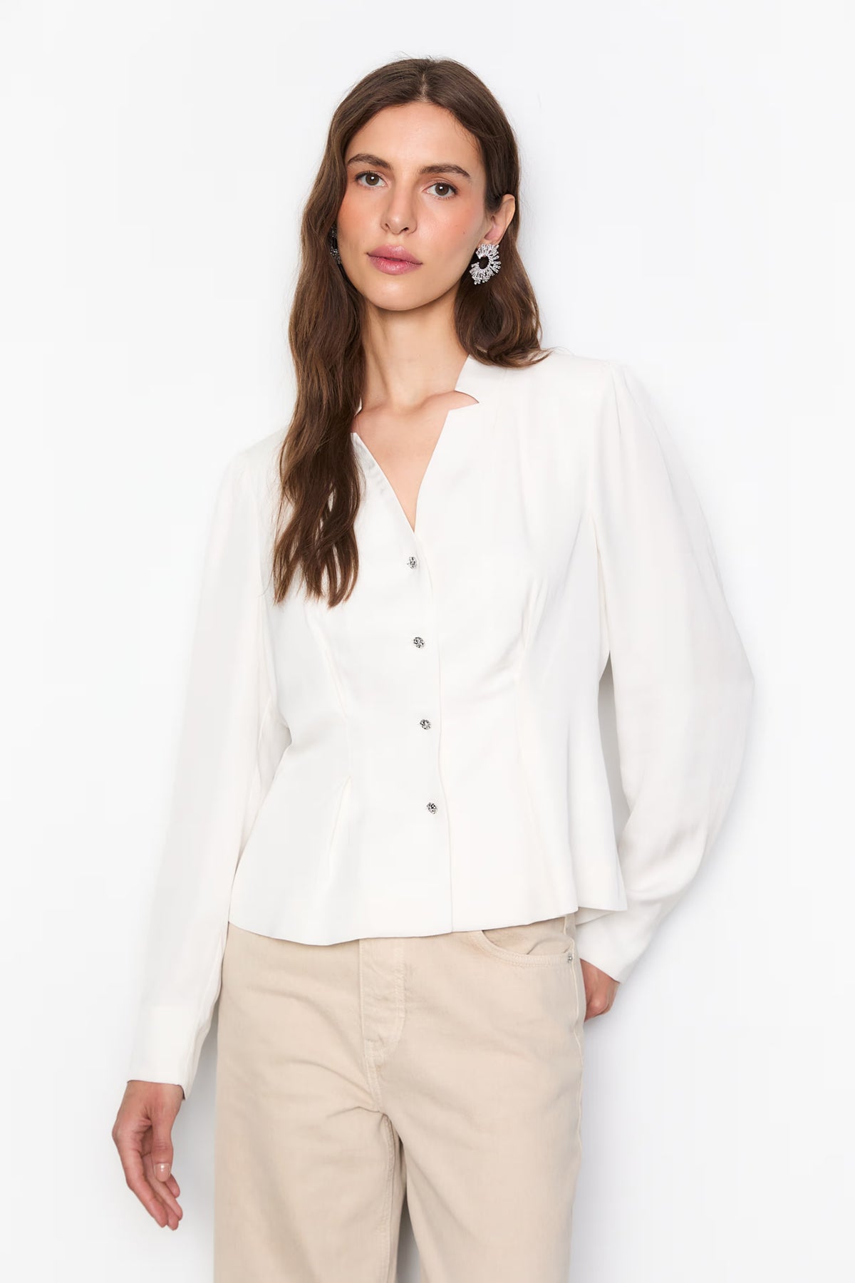 Sue Blouse - Krämvit