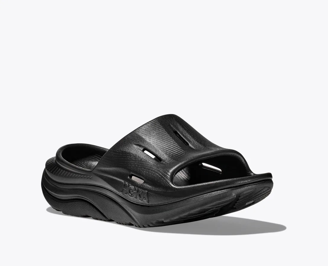 HOKA U Ora Recovery Slide 3 - Svart/Svart