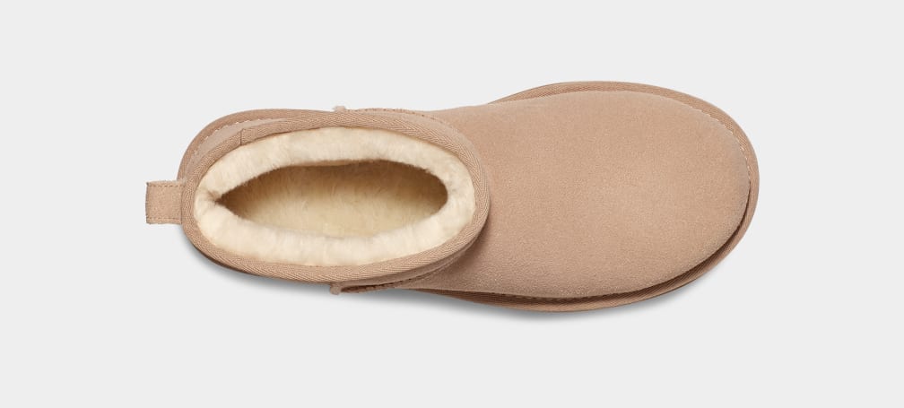 UGG W Classic Ultra Mini Platform - Sand