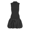 Knit Racer Cut Dress - Svart