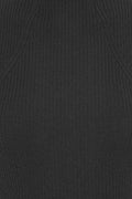 Knit Racer Cut Dress - Svart