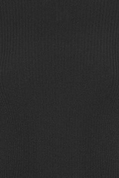 Knit Mini Cutout Dress - Black