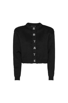 Firm Knit Cardigan - Black
