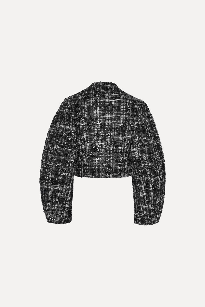 Boucléjacka - Black Comb