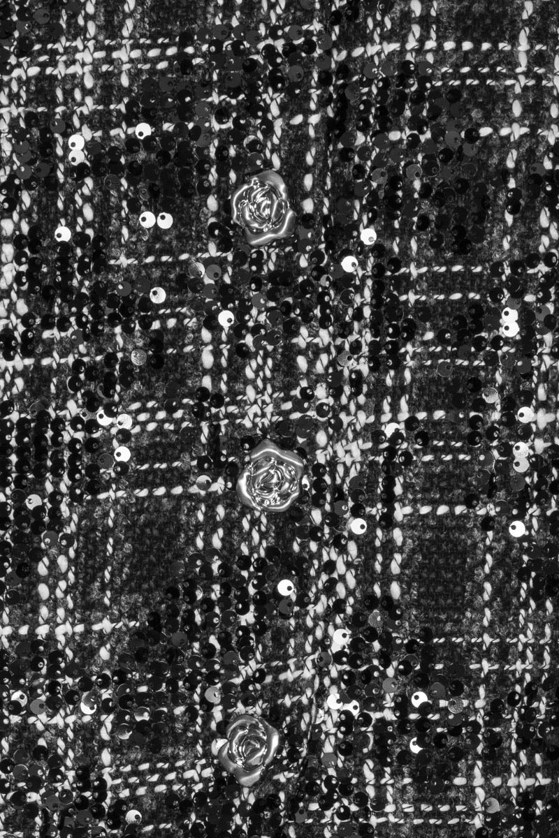 Boucléjacka - Black Comb
