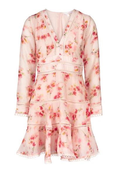 Ellie Dress - Red Garden