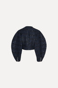 Boucle Short Jacket - Navy Blazer